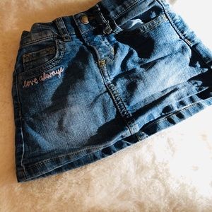 Joe Fresh size 2T denim skirt
